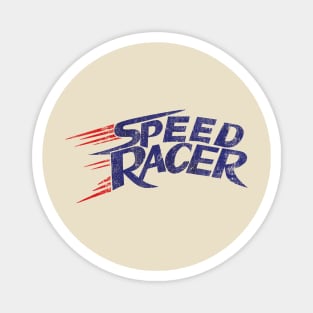 BLUE RETRO SPEED RACER 80S Magnet